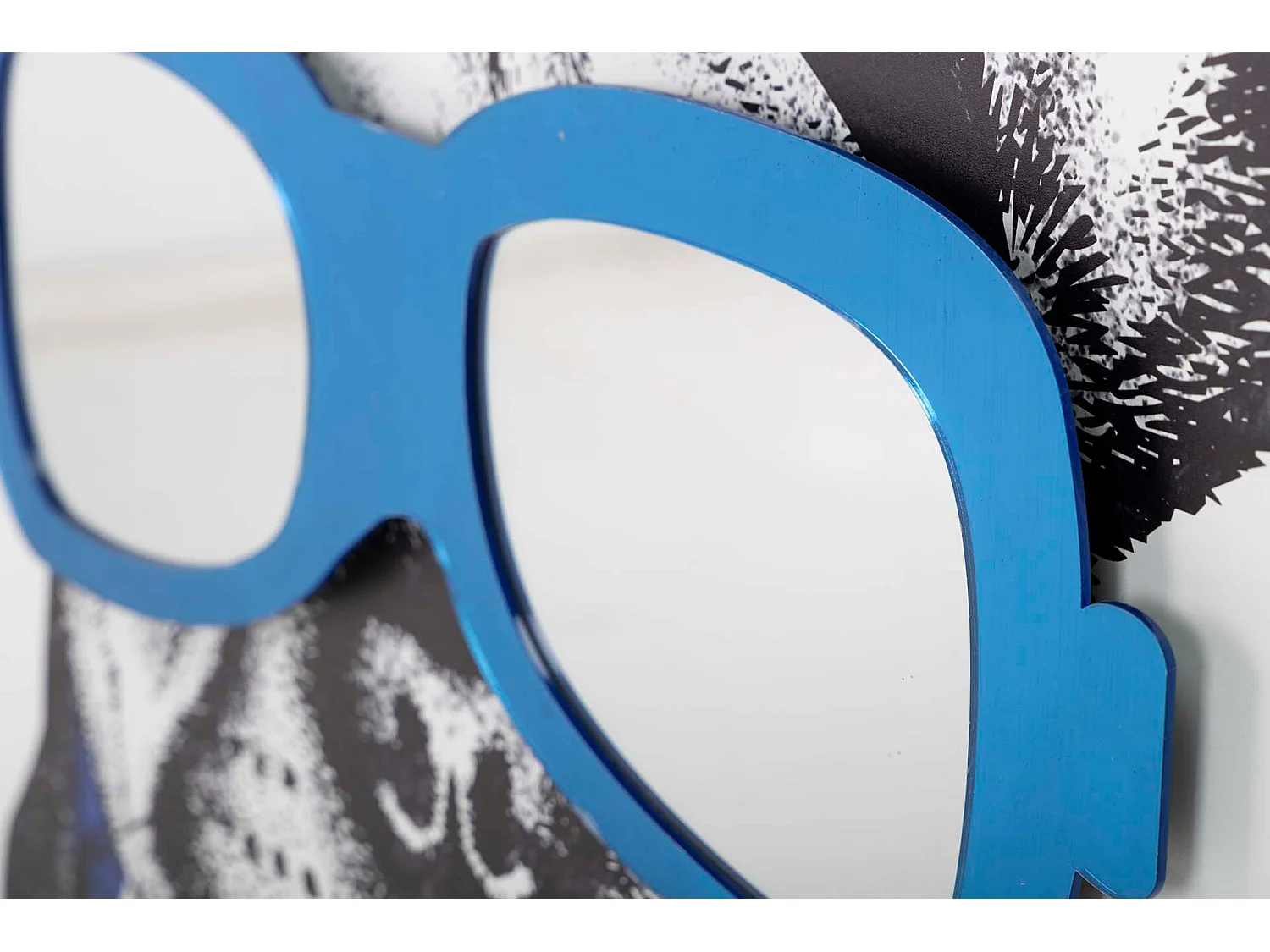 Cuadro Bulldog Frances Gafas 75x3x100 Cm