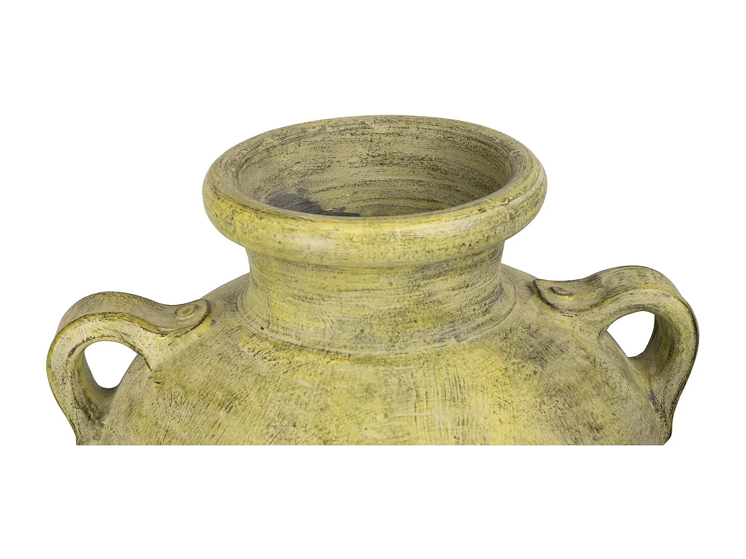 Anfora Terracota Amarillo Envejecido 50x50x150cm