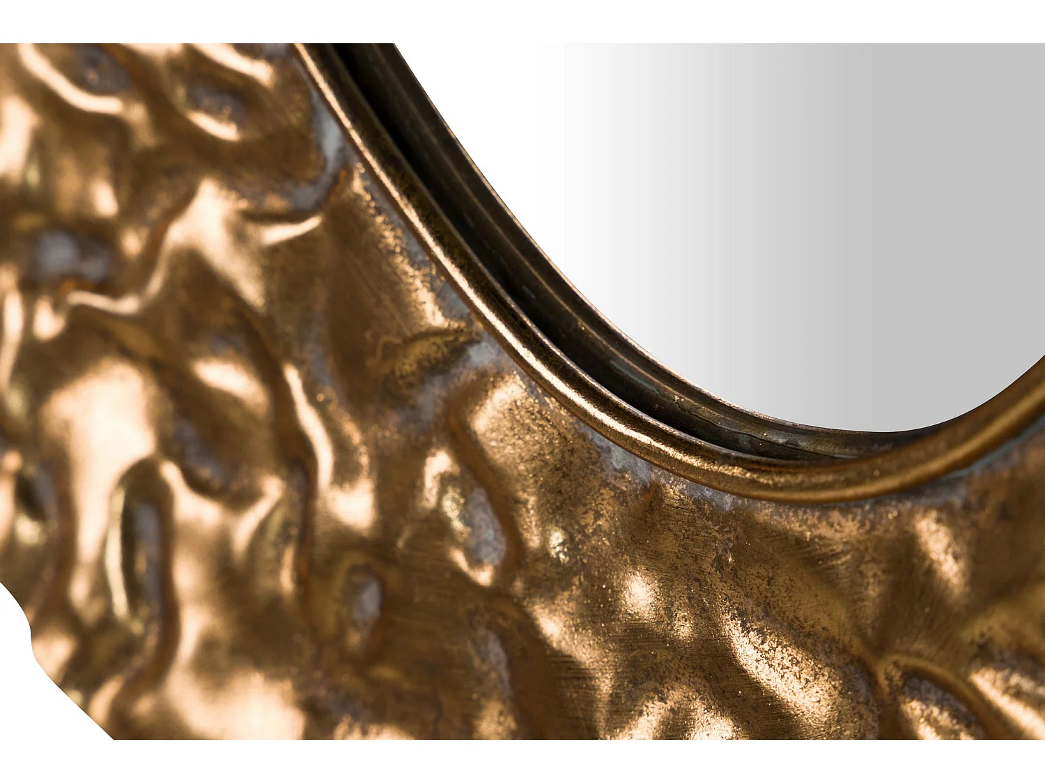 Espejo Metal Dorado 53x4x89 Cm