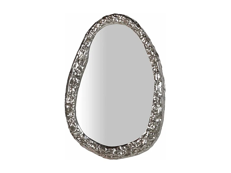 Espejo Metal Plateado 40x3x59 Cm