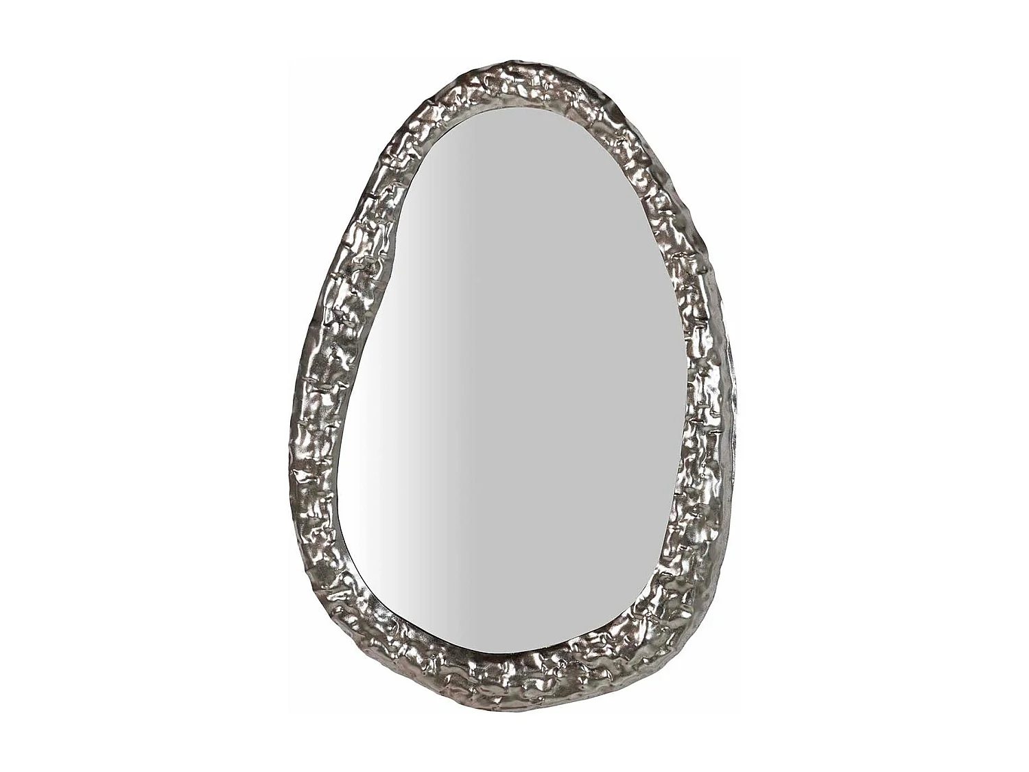 Espejo Metal Plateado 40x3x59 Cm