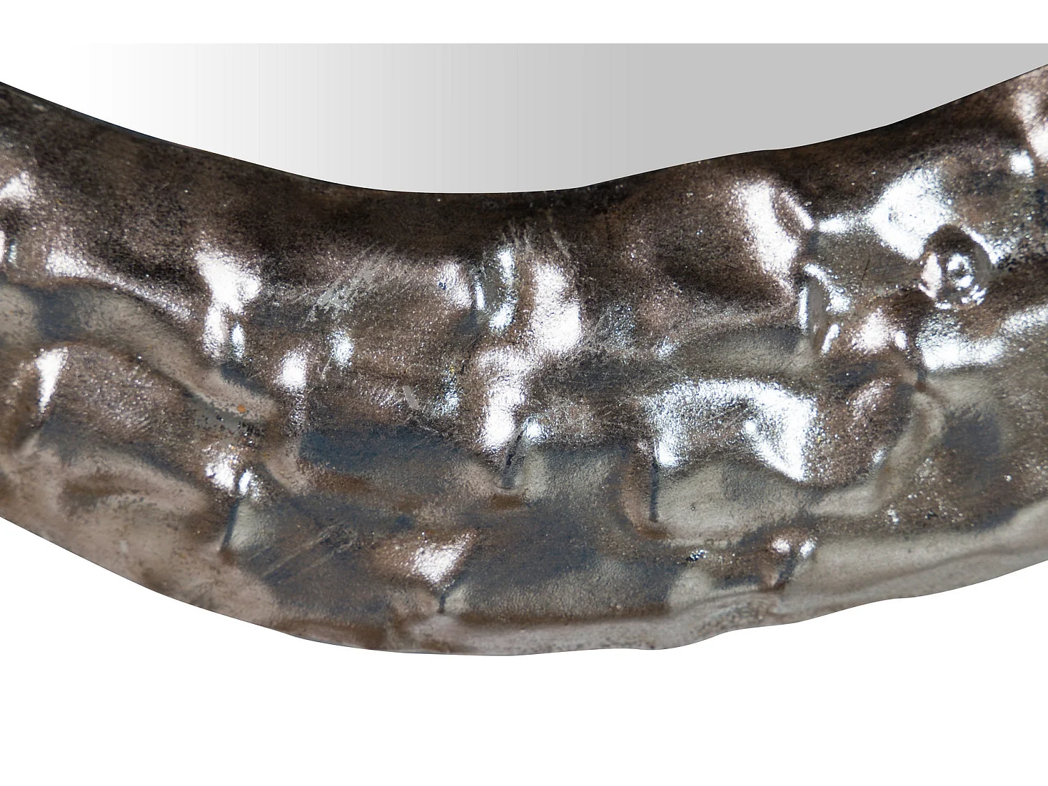 Espejo Metal Plateado 40x3x59 Cm