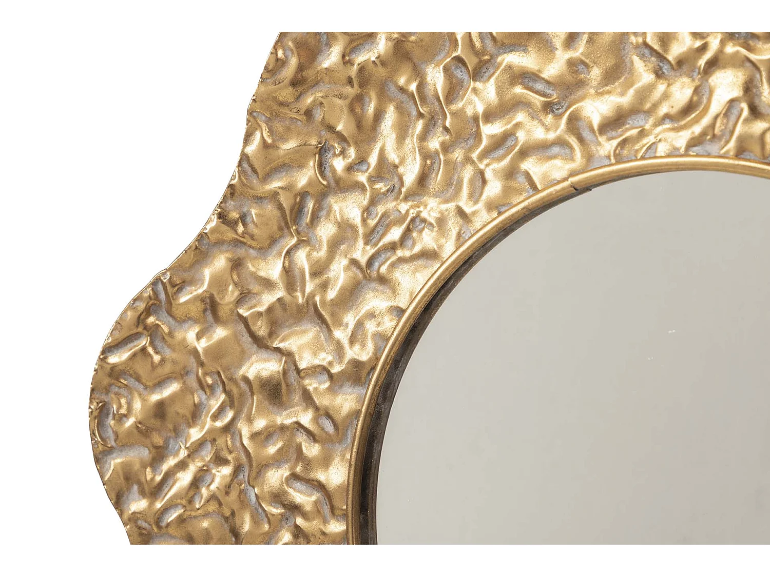 Espejo Metal Dorado 71x4x74 Cm