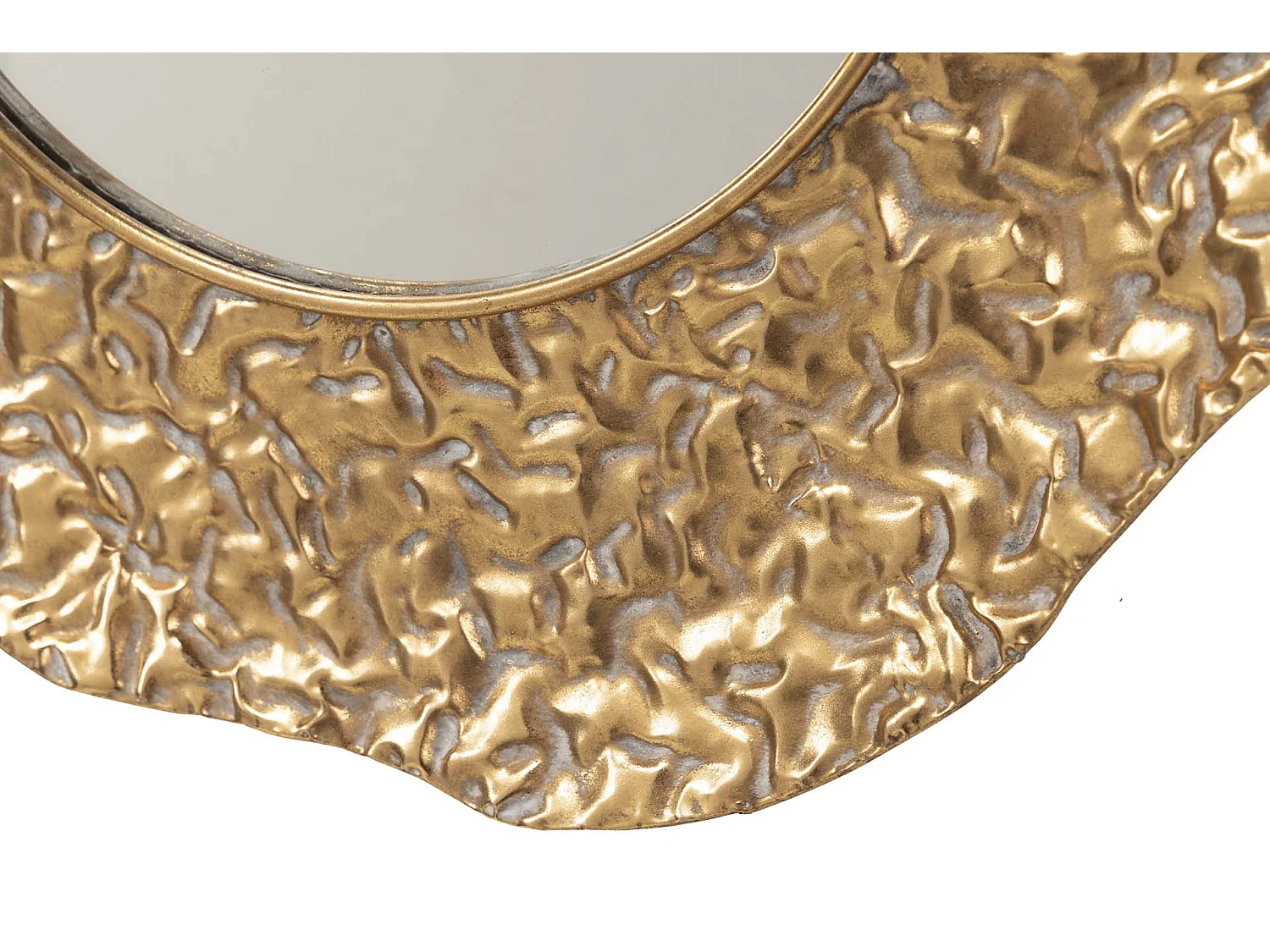 Espejo Metal Dorado 71x4x74 Cm