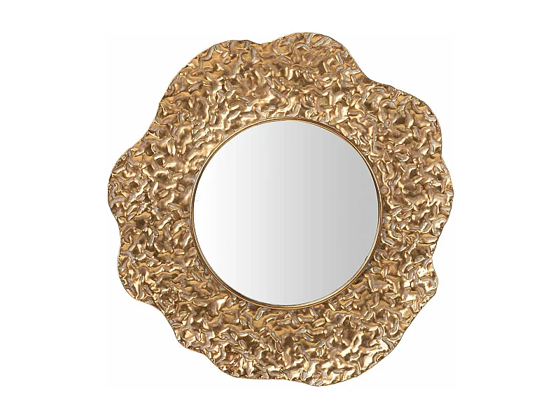 Espejo Metal Dorado 71x4x74 Cm