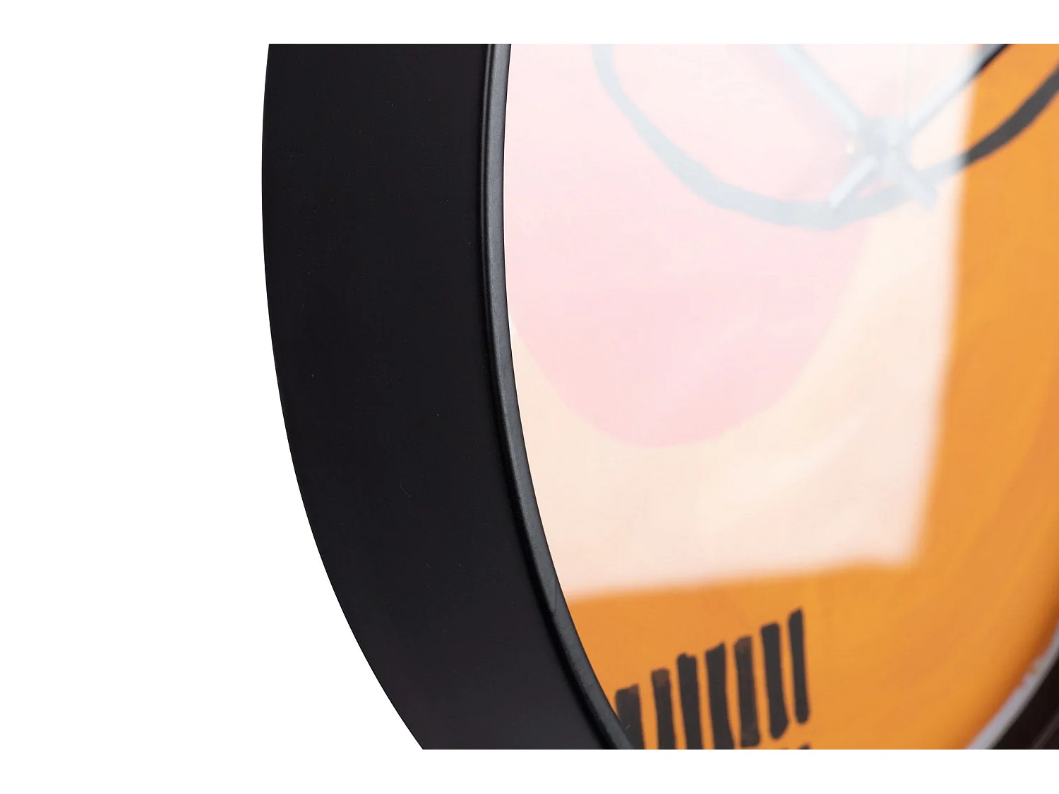 Reloj Pared Metal Negro 40x4,5x40 Cm