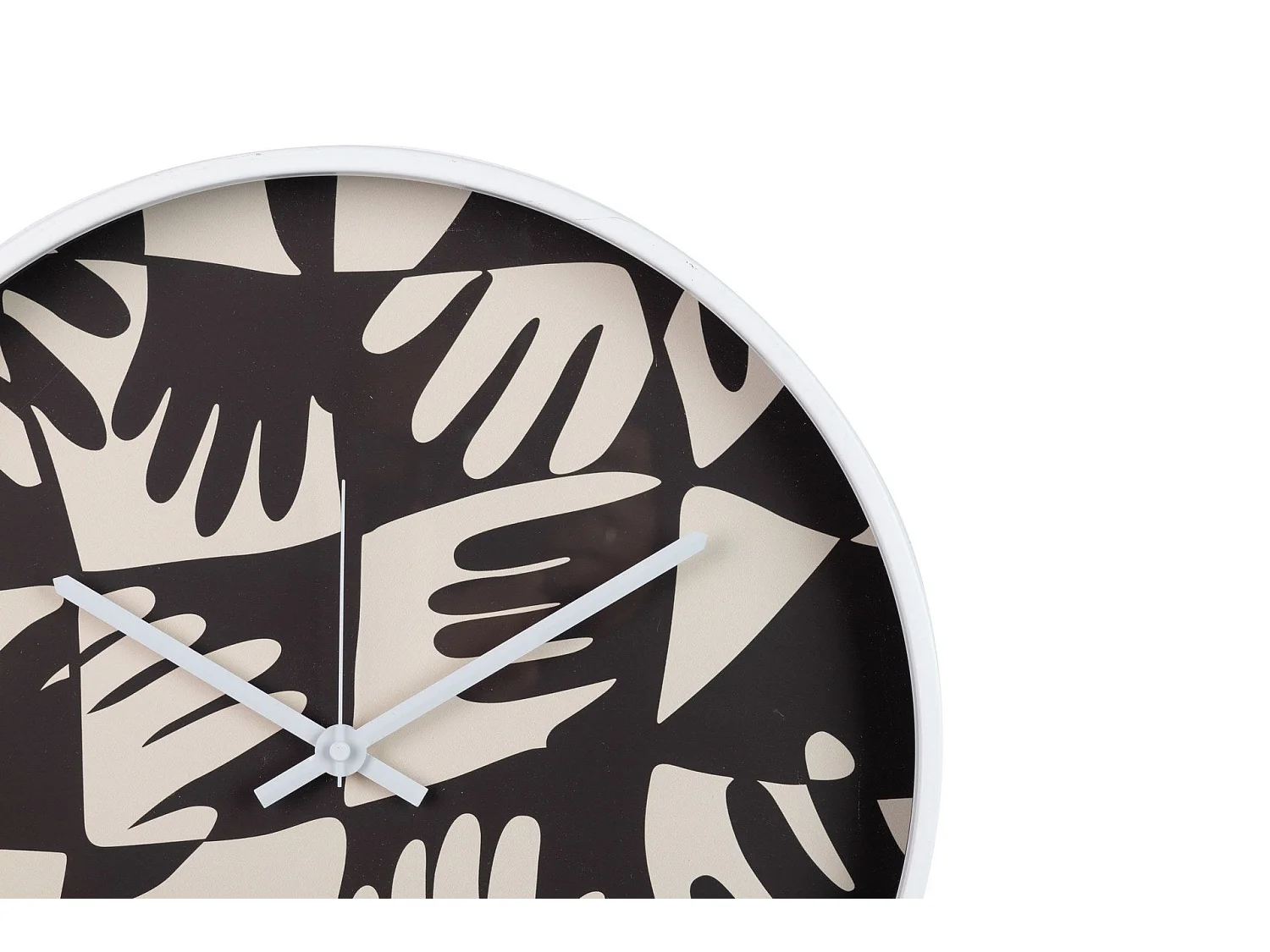 Reloj Pared Metal Blanco 40x4,5x40 Cm