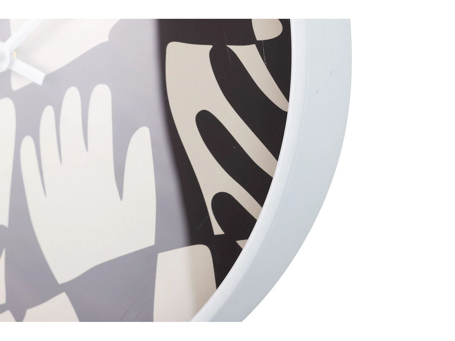 Reloj Pared Metal Blanco 40x4,5x40 Cm