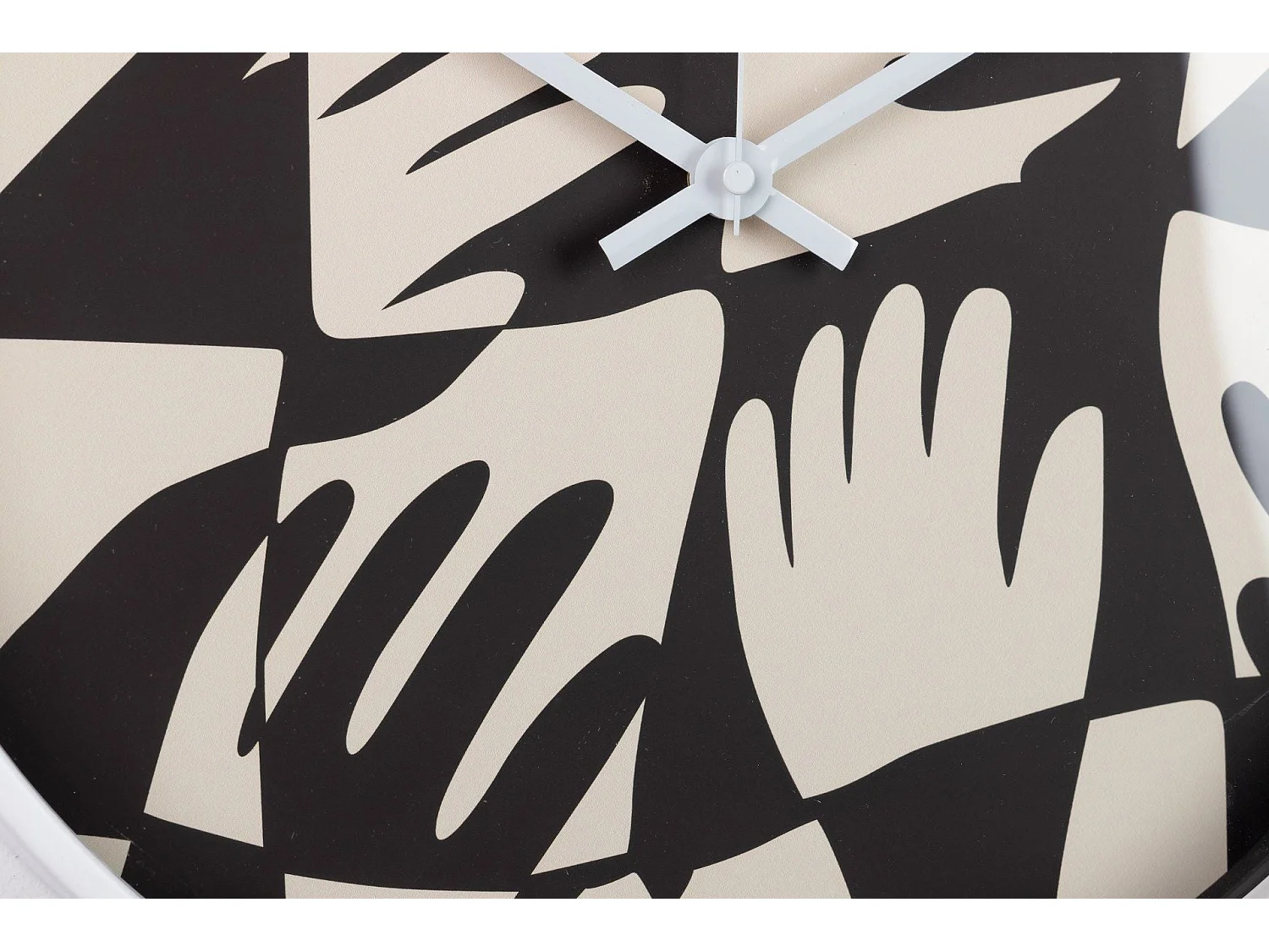Reloj Pared Metal Blanco 40x4,5x40 Cm