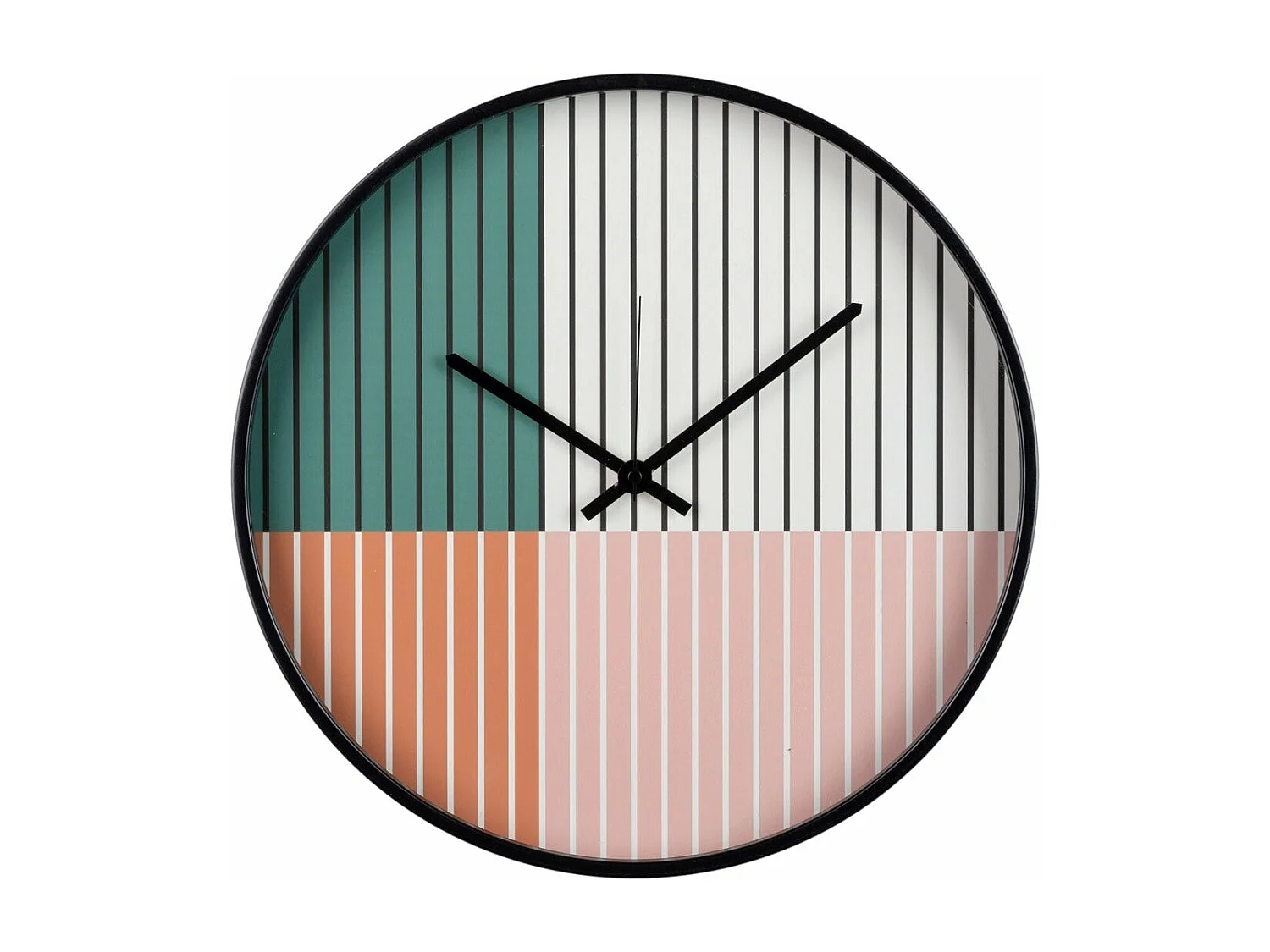Reloj Pared Metal Blanco 40x4,5x40 Cm