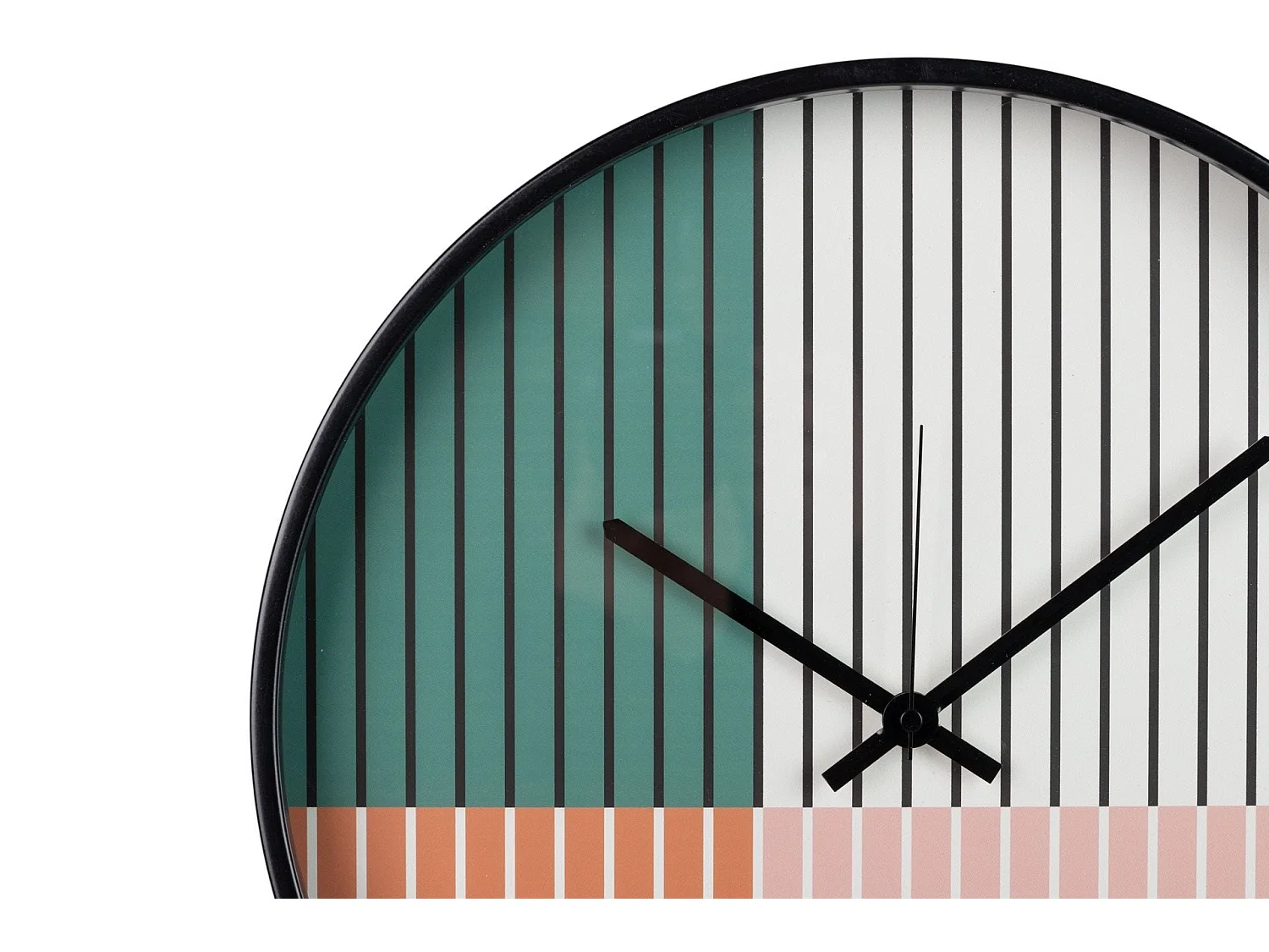 Reloj Pared Metal Blanco 40x4,5x40 Cm