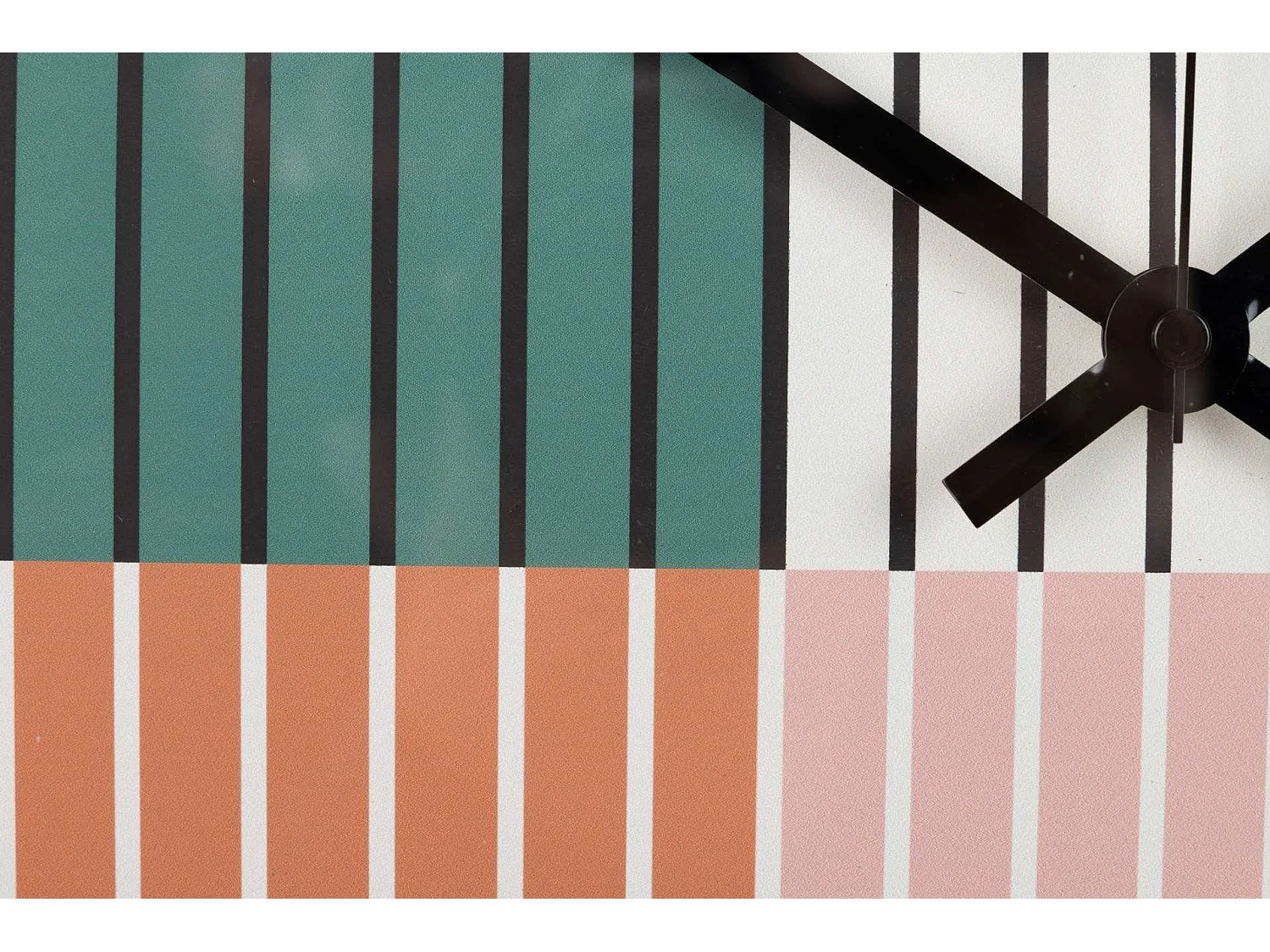 Reloj Pared Metal Blanco 40x4,5x40 Cm