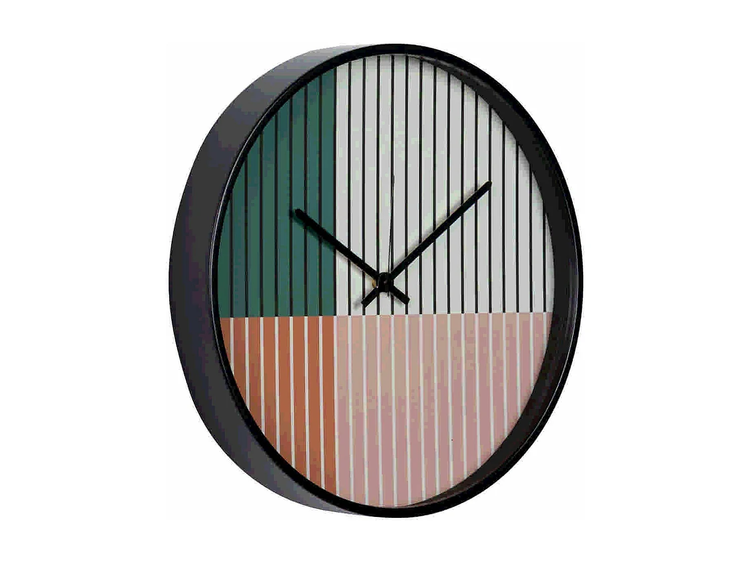 Reloj Pared Metal Blanco 40x4,5x40 Cm