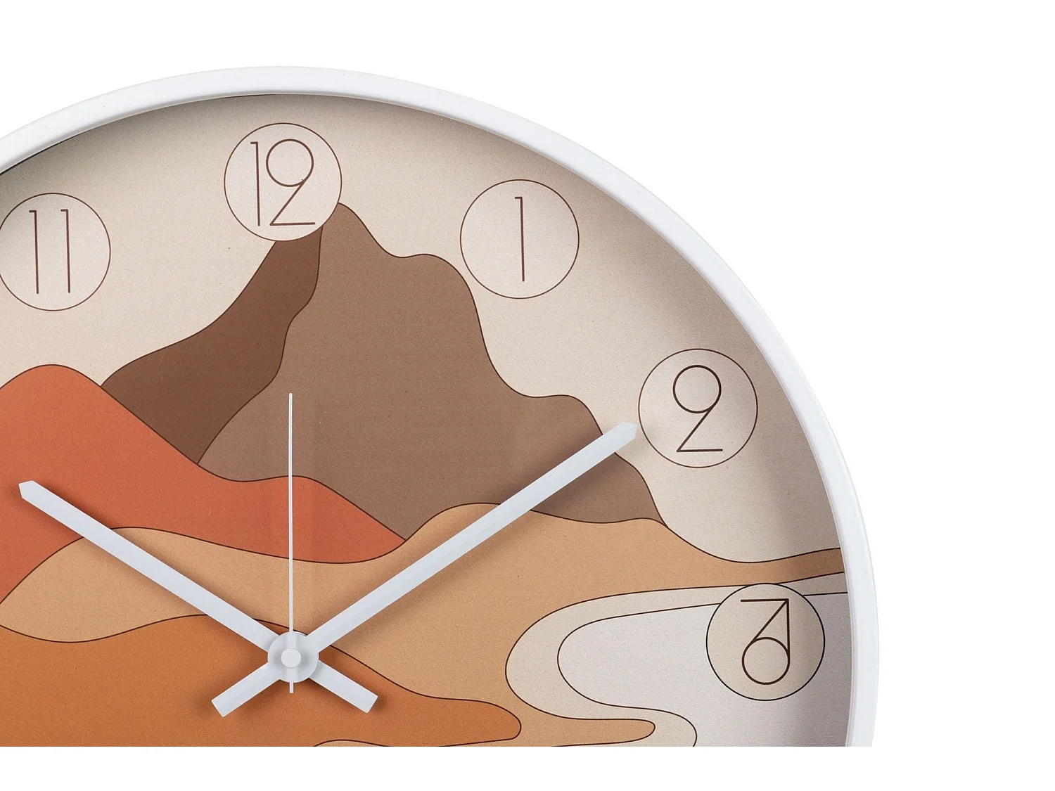 Reloj Pared Metal Blanco 40x4,5x40 Cm