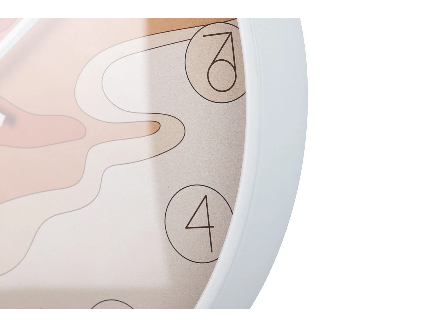 Reloj Pared Metal Blanco 40x4,5x40 Cm