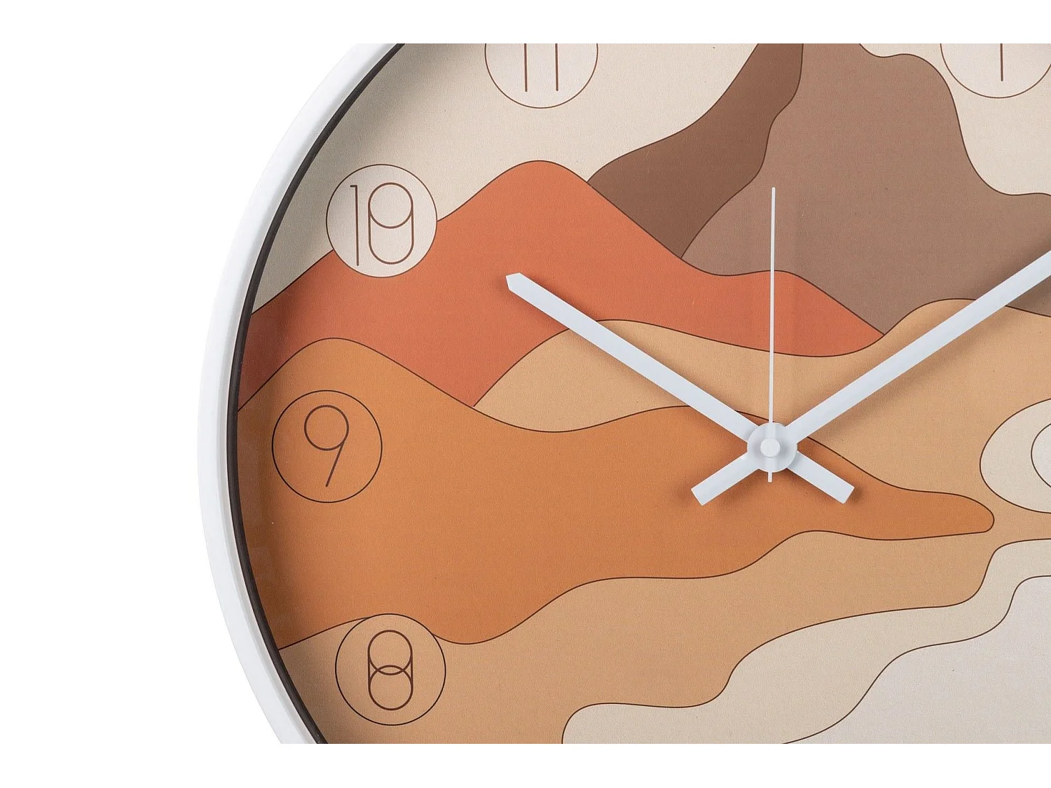 Reloj Pared Metal Blanco 40x4,5x40 Cm