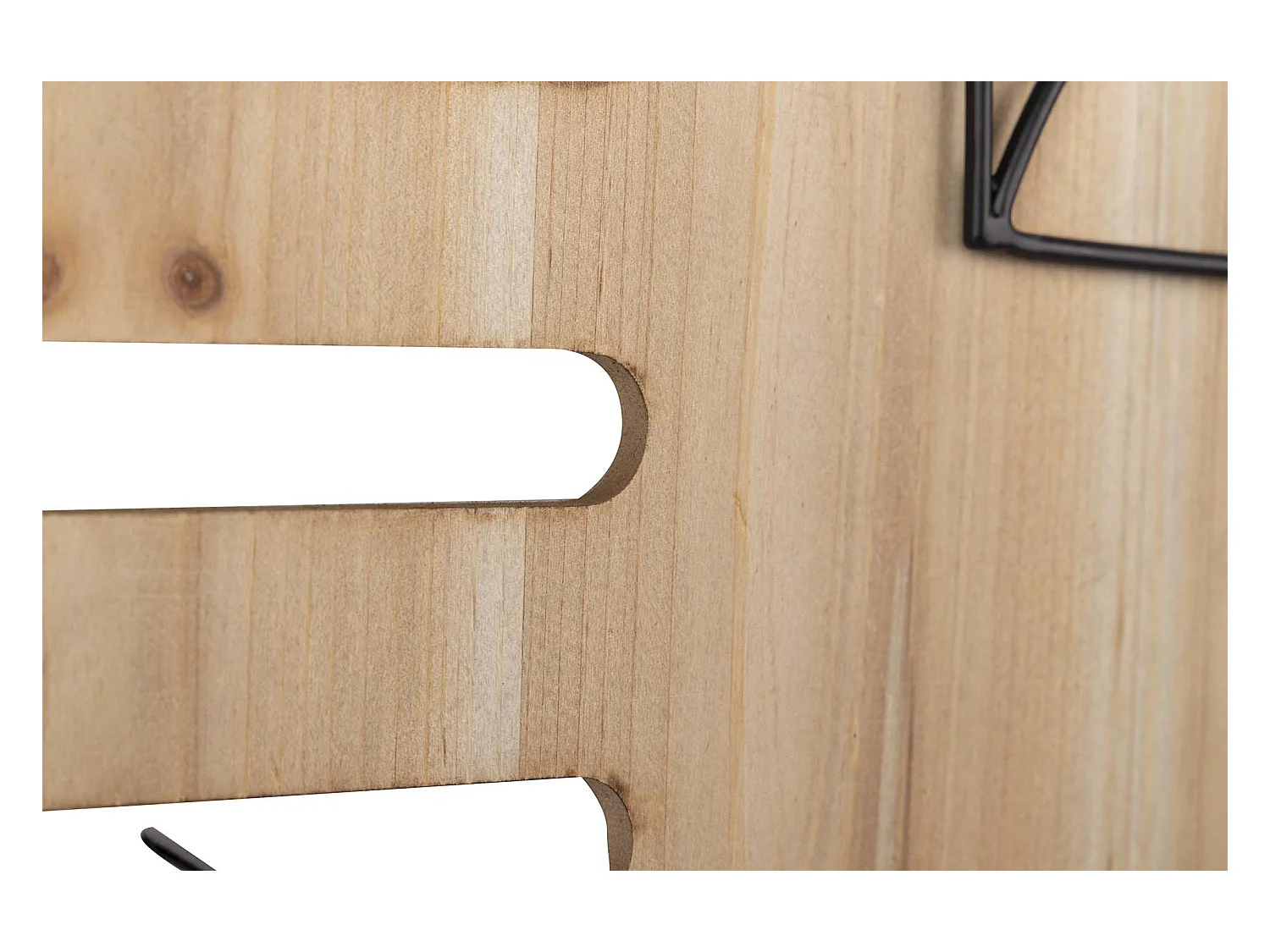 Reloj Pared Metal Madera 60x4,5x60 Cm