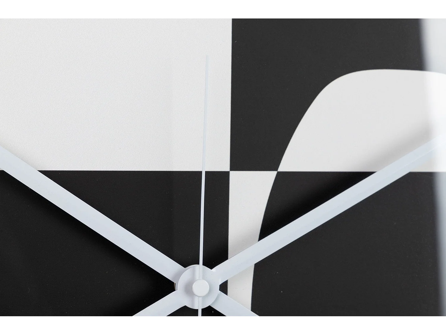 Reloj Pared Metal Blanco Negro 40x4,5x40 Cm