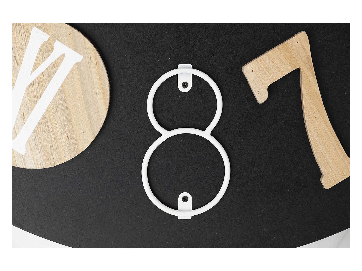 Reloj Pared Metal Madera 60x5x60 Cm