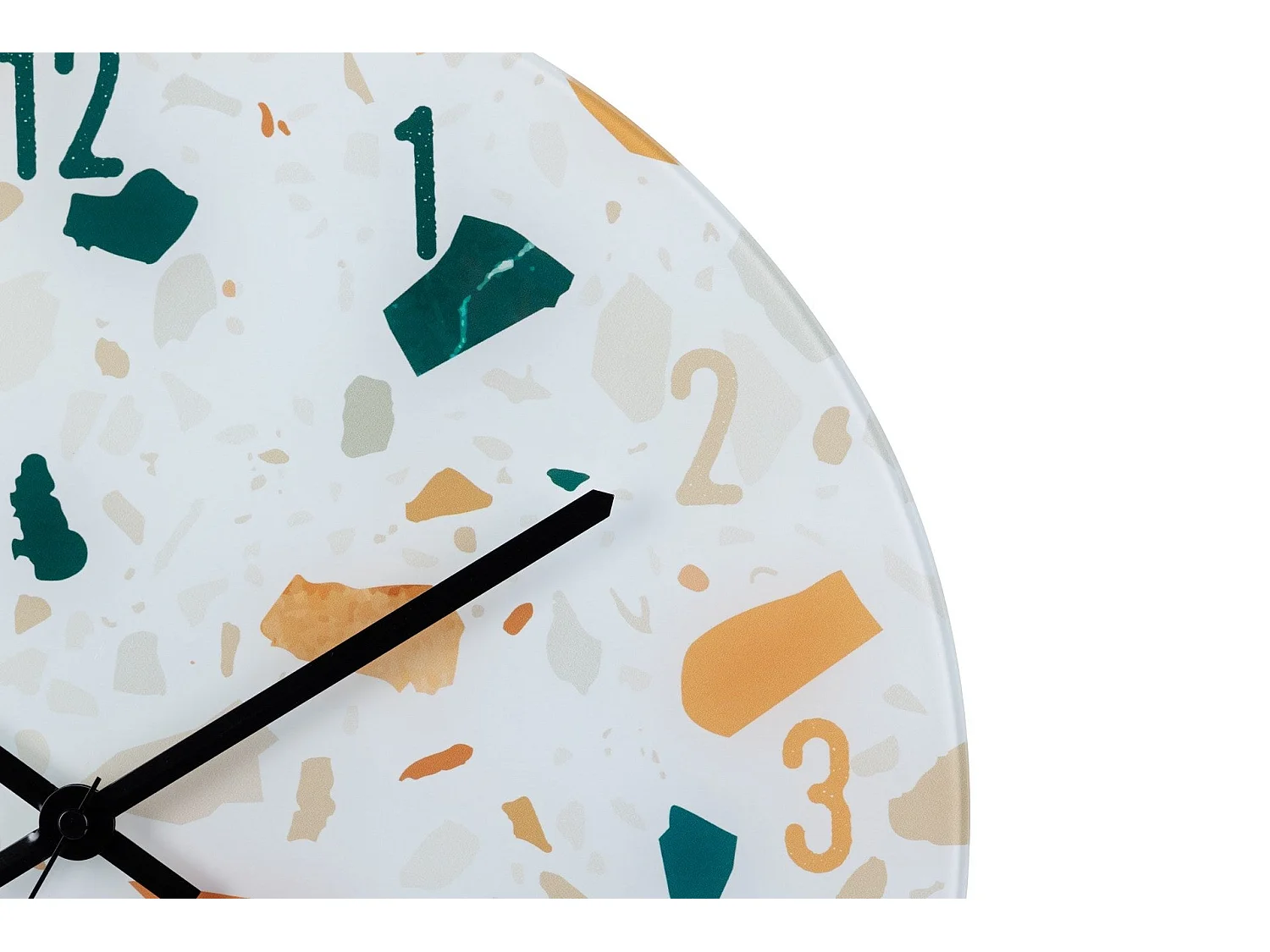 Reloj Pared Mdf Terrazo 40x4,5x40 Cm