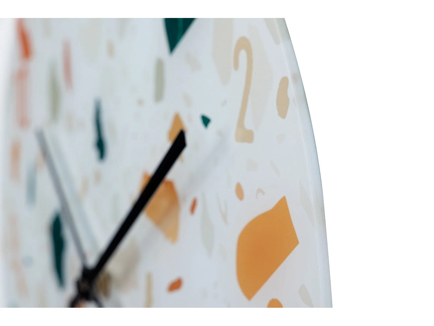 Reloj Pared Mdf Terrazo 40x4,5x40 Cm