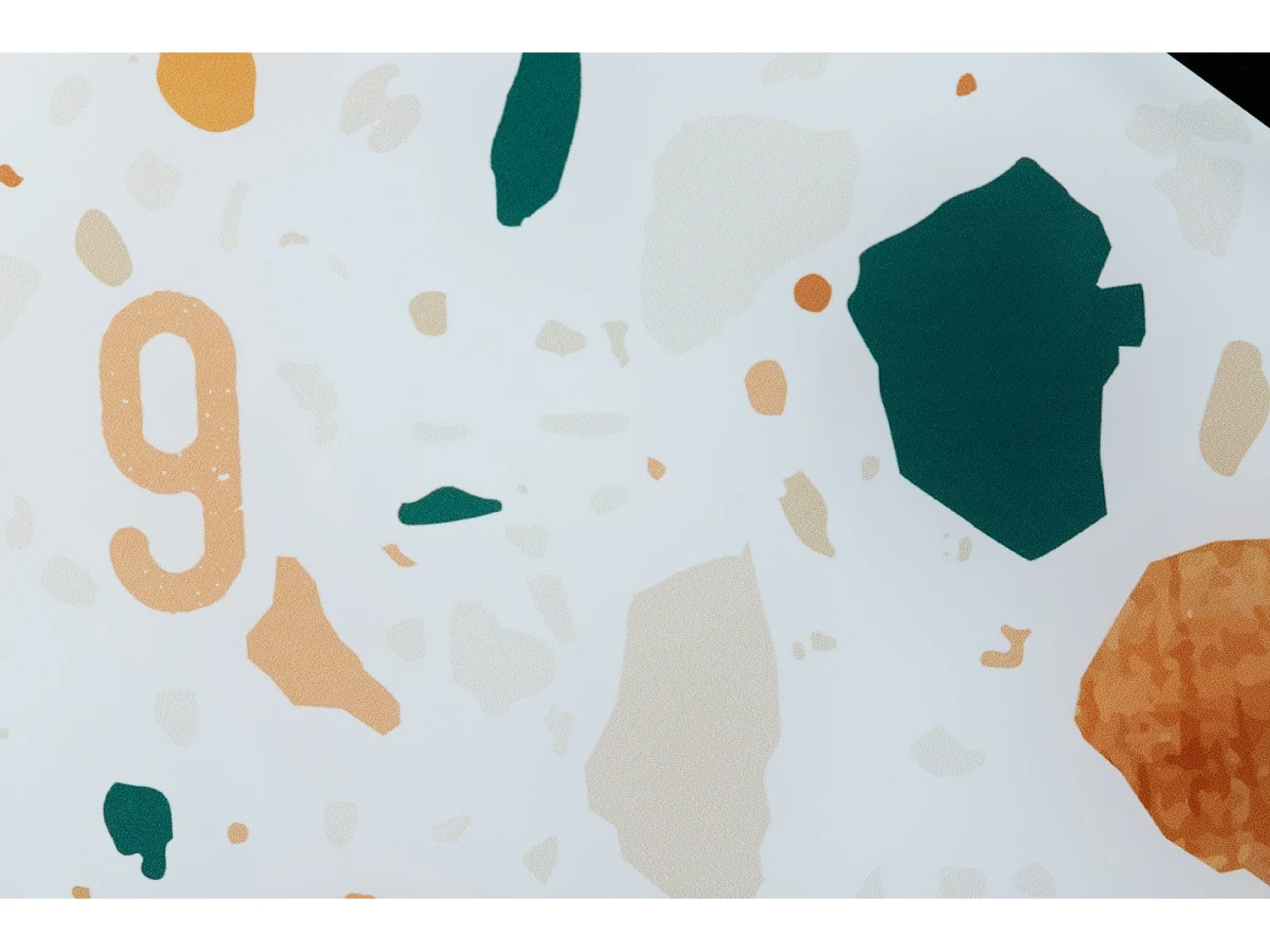 Reloj Pared Mdf Terrazo 40x4,5x40 Cm