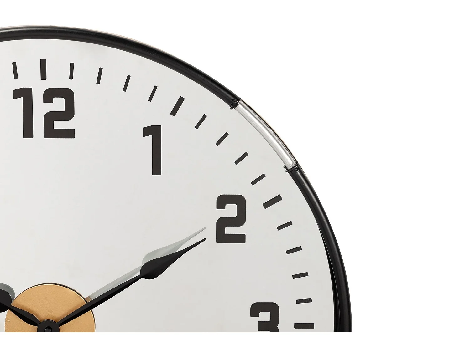 Reloj Pared Metal Espejo 60x5x60 Cm