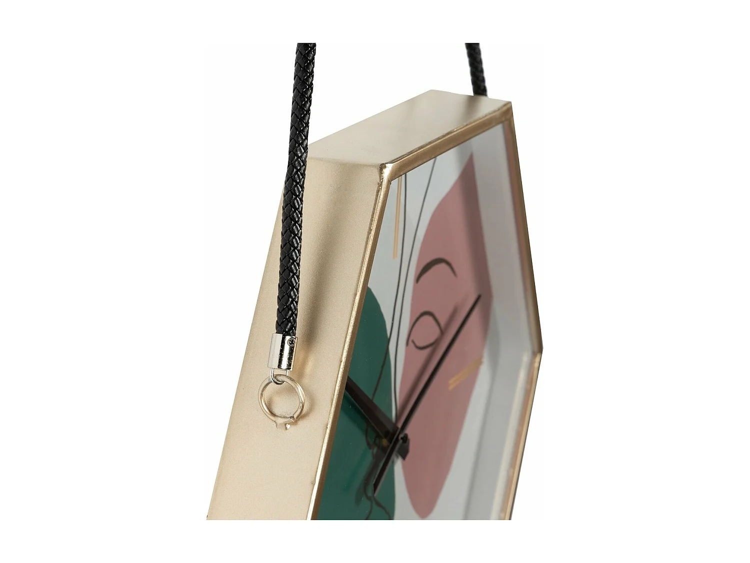 Reloj Pared Metal Cristal 45x6x39 Cm