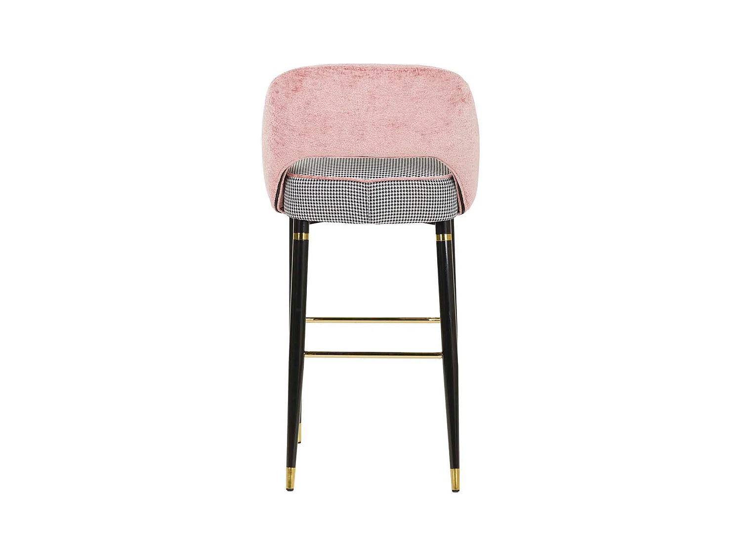 Taburete Velvet Rosa Houston 51x53x102 Cm