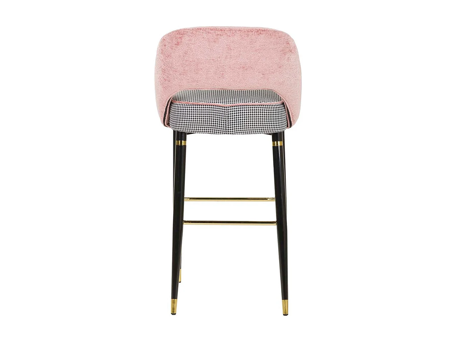 Taburete Velvet Rosa Houston 51x53x102 Cm