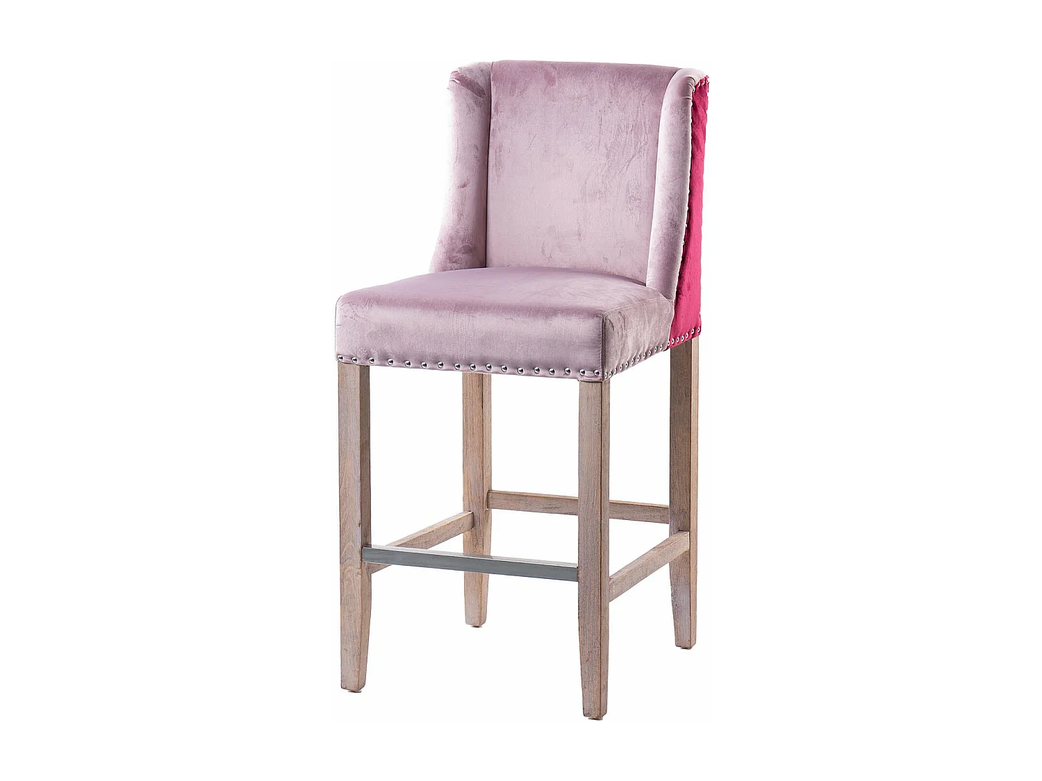 Taburete Cocina Con Tirador Rosa 48x53x104 Cm