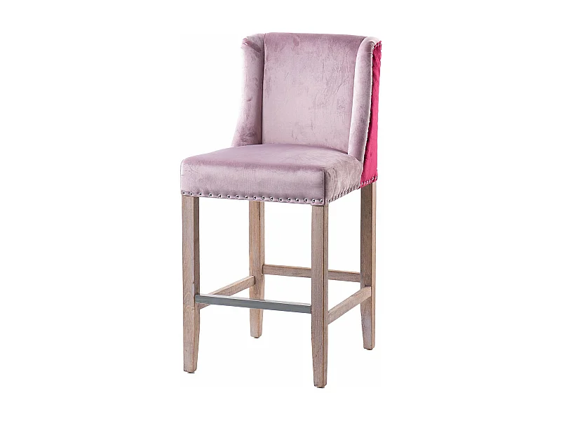 Taburete Cocina Con Tirador Rosa 48x53x104 Cm