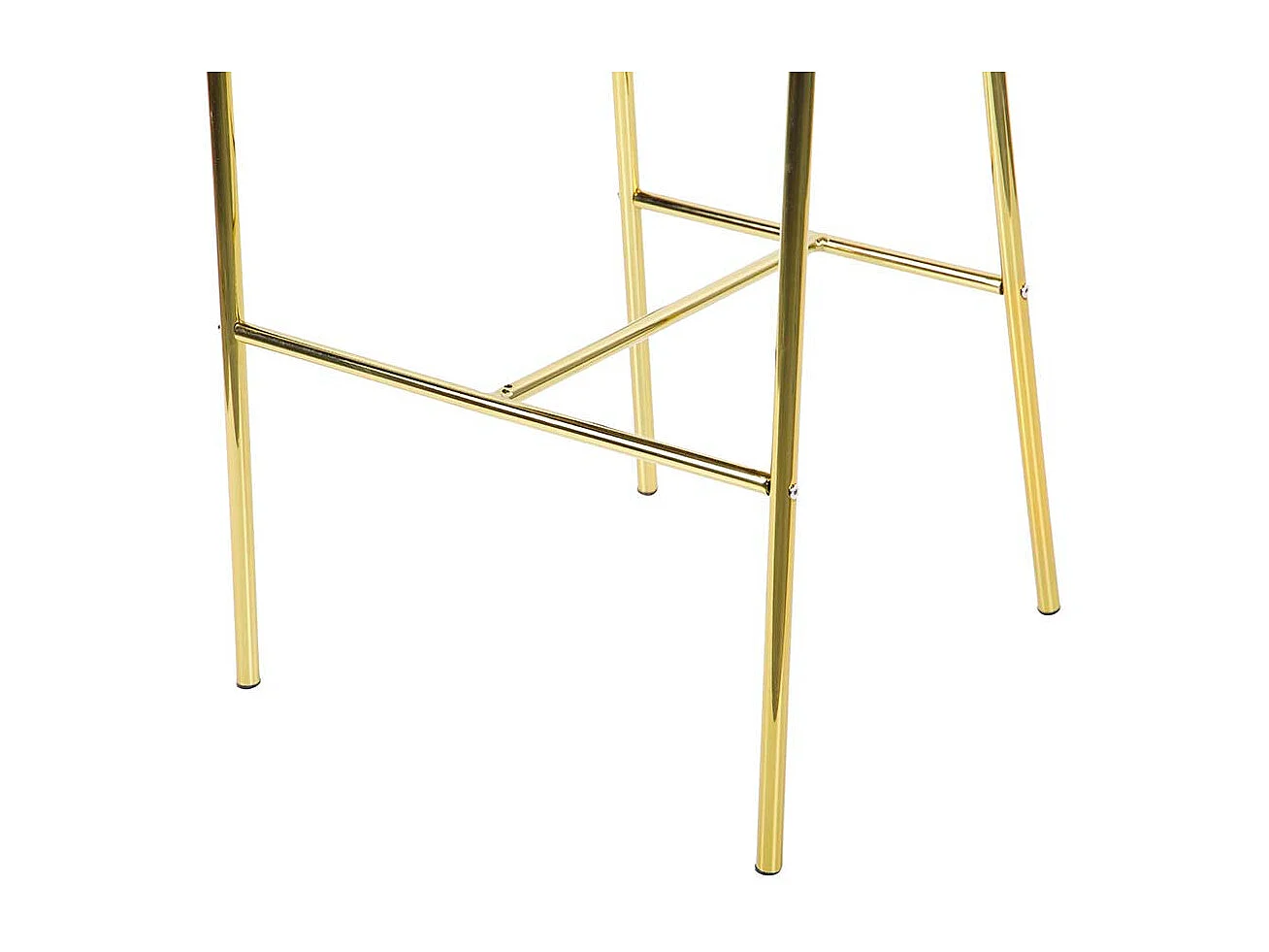 Taburete Bar Velvet Verde Naranja 53x52x99 Cm