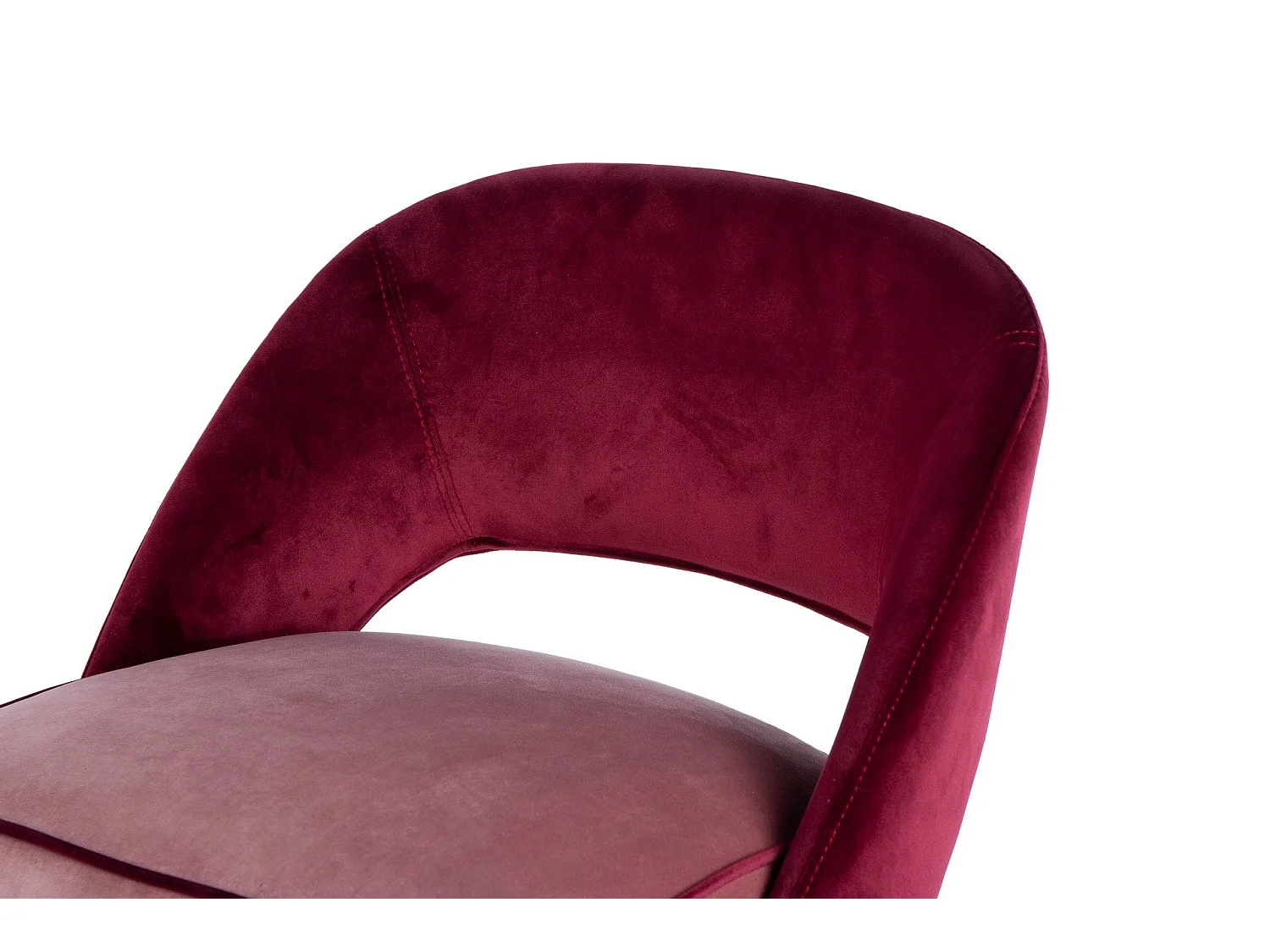 Taburete Velvet Granate Norfolk 51x53x102 Cm