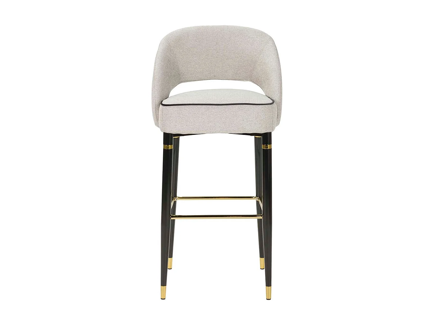 Taburete Textil Gris Houston 51x53x102 Cm