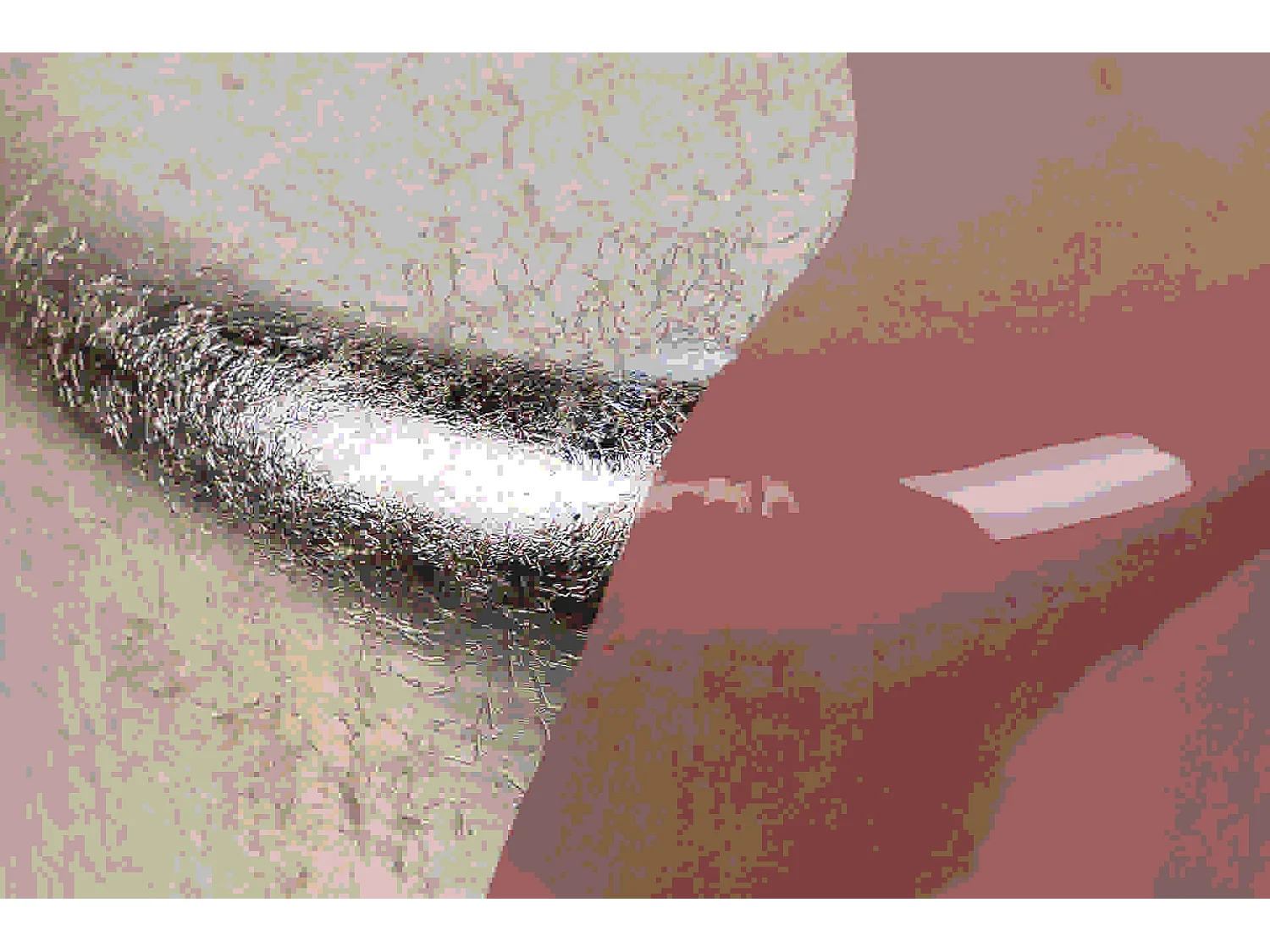 Taburete / Mesa Auxiliar Metal Granate 34x34x45 Cm