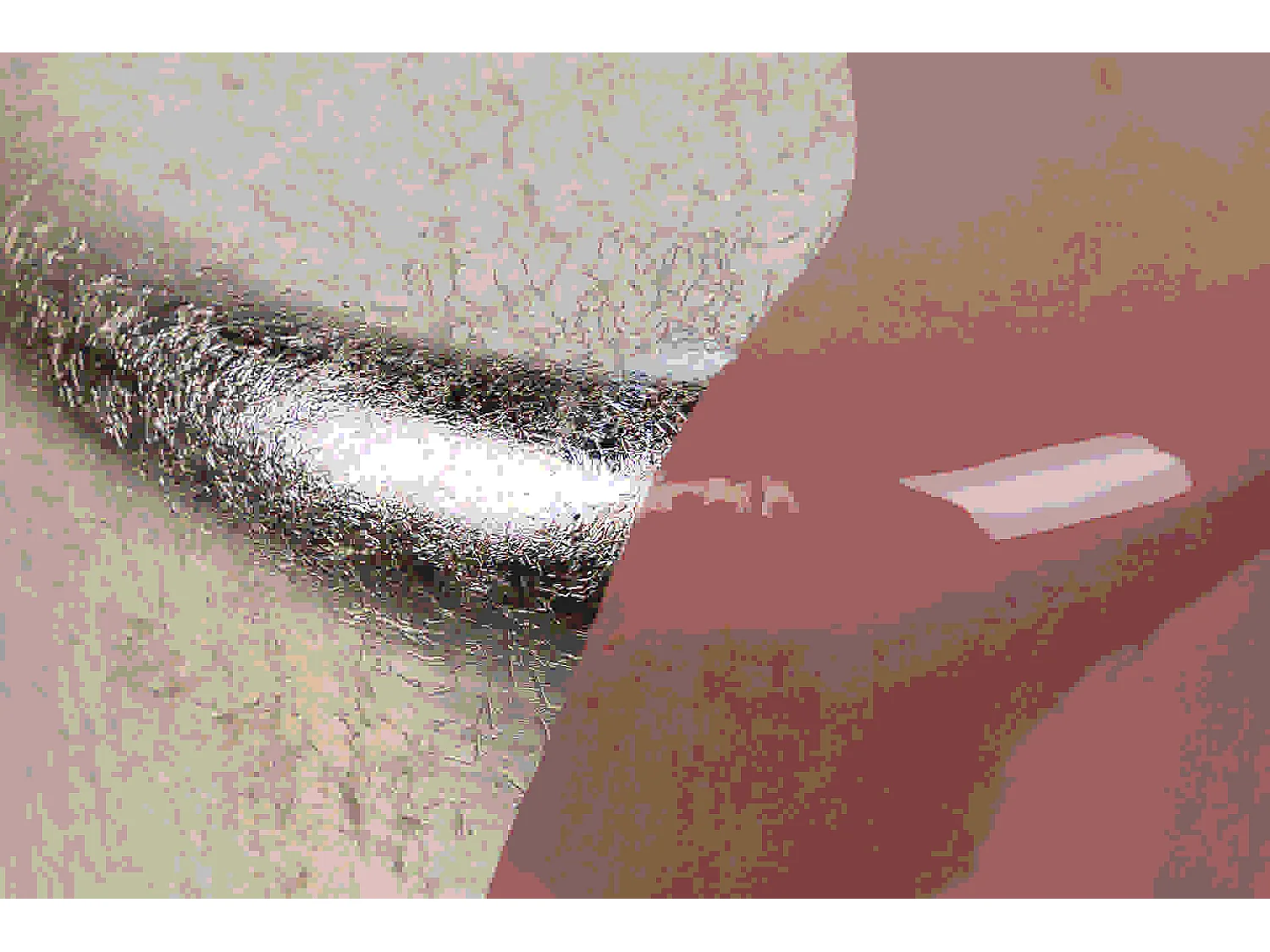 Taburete / Mesa Auxiliar Metal Granate 34x34x45 Cm