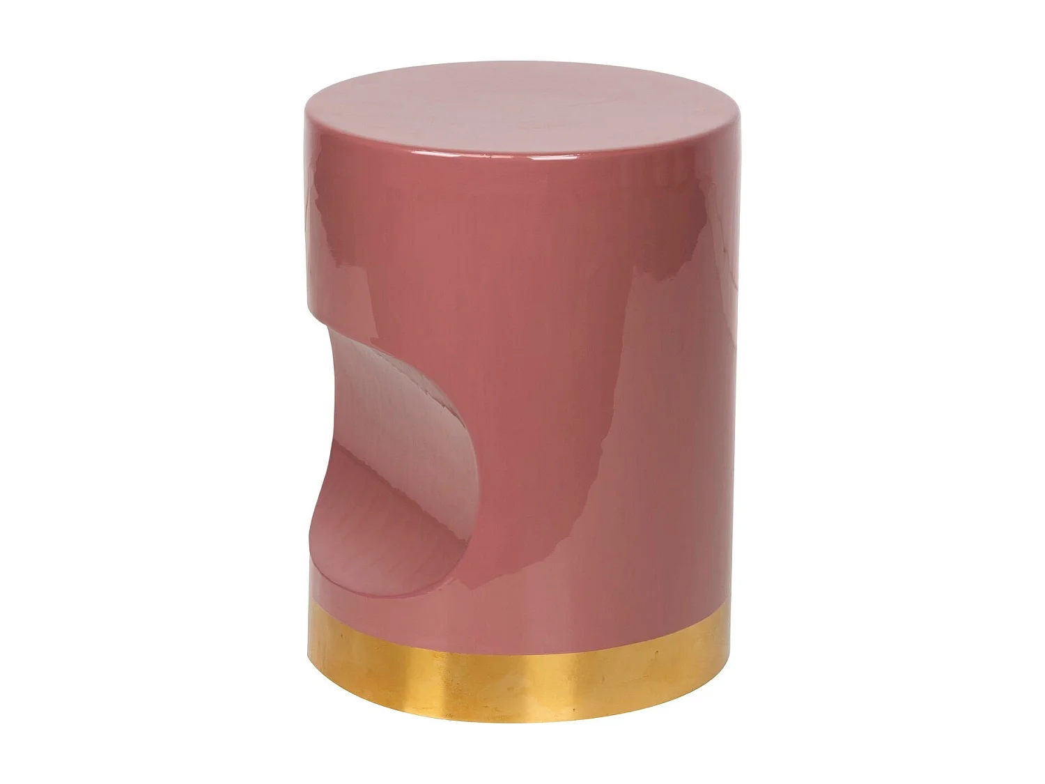 Taburete Metal Granate 30x30x40 Cm