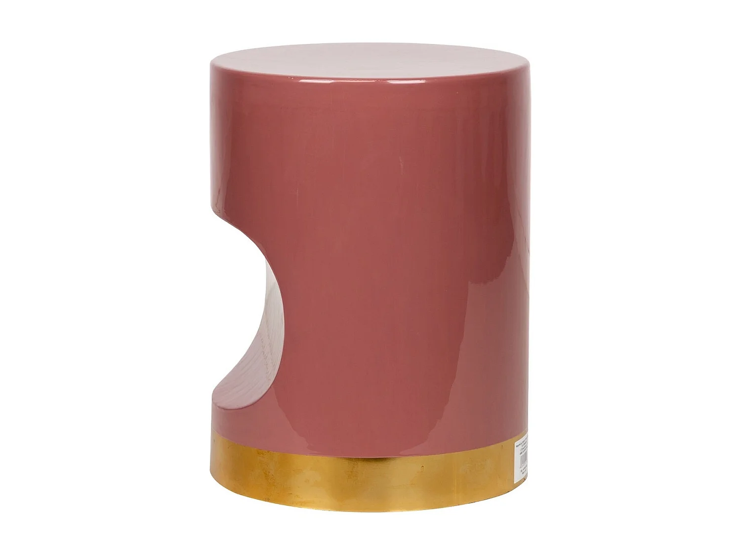 Taburete Metal Granate 30x30x40 Cm