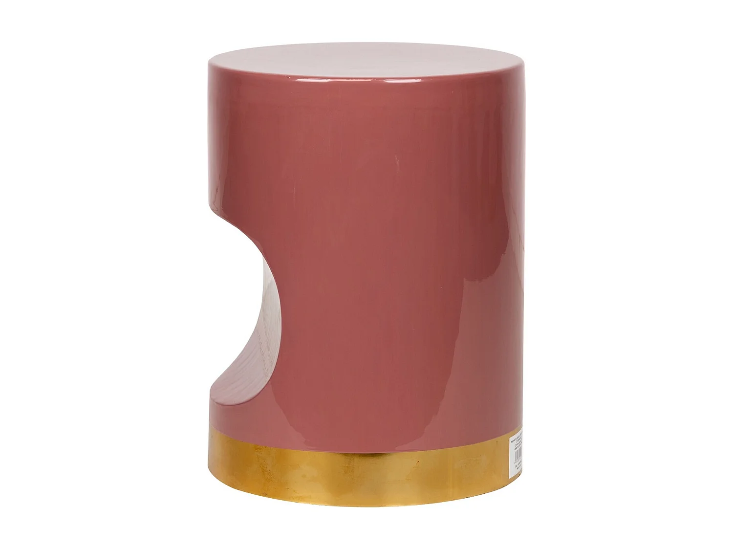 Taburete Metal Granate 30x30x40 Cm