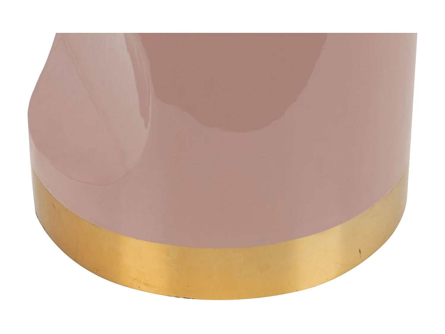 Taburete Metal Rosa 30x30x40 Cm