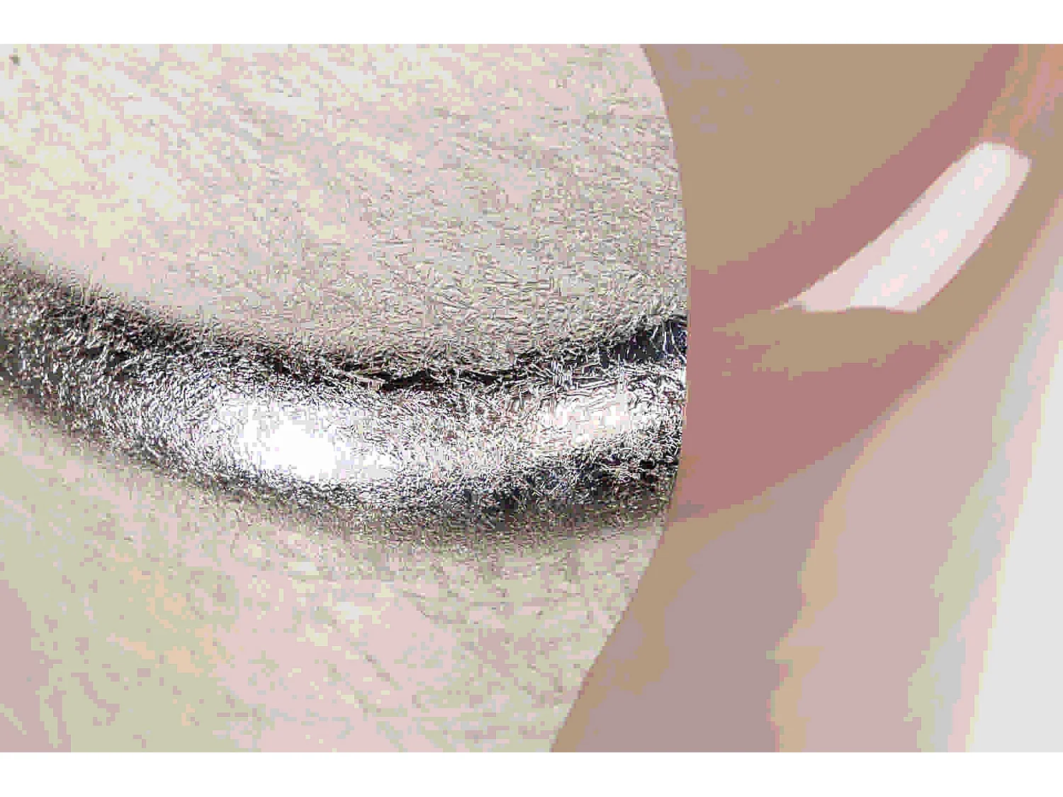 Taburete / Mesa Auxiliar Metal Rosa 34x34x45 Cm