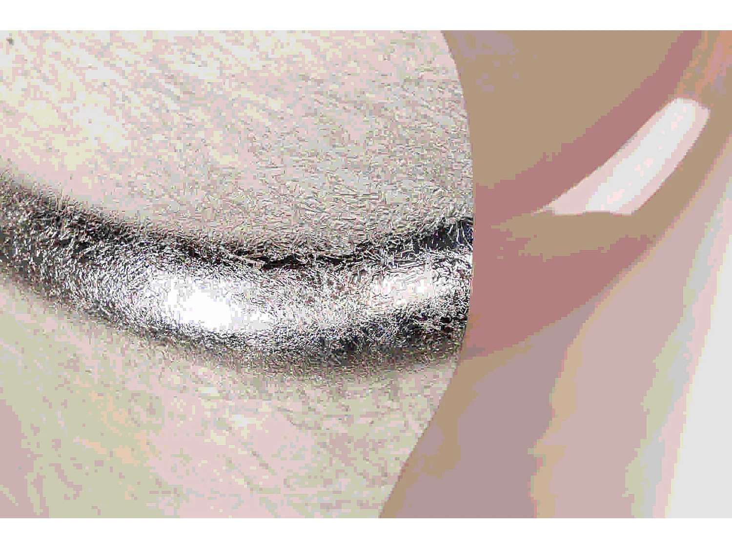 Taburete / Mesa Auxiliar Metal Rosa 34x34x45 Cm