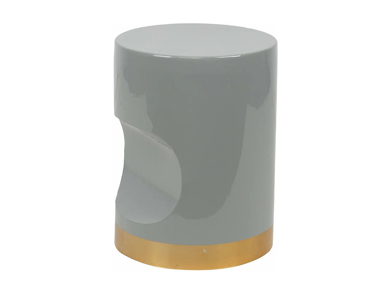 Taburete Metal Verde 30x30x40 Cm