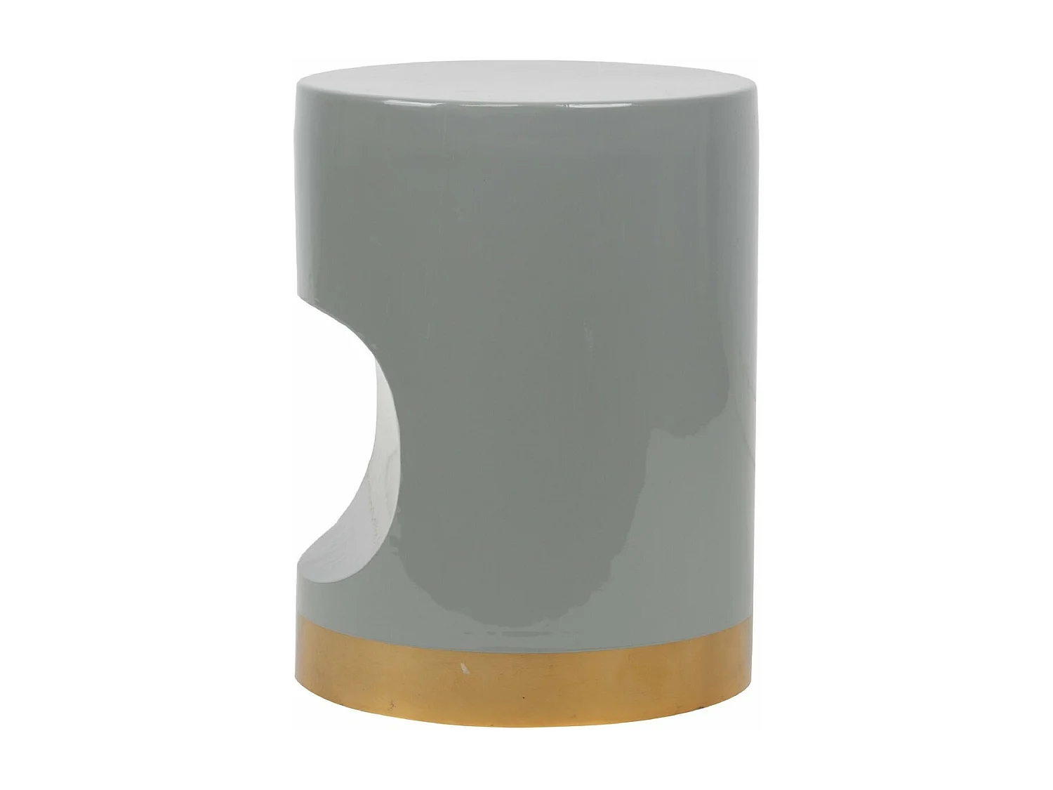 Taburete Metal Verde 30x30x40 Cm