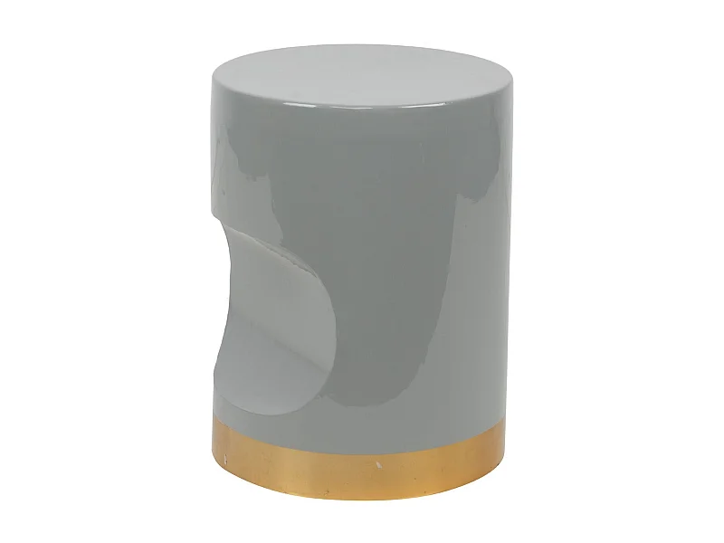 Taburete Metal Verde 30x30x40 Cm