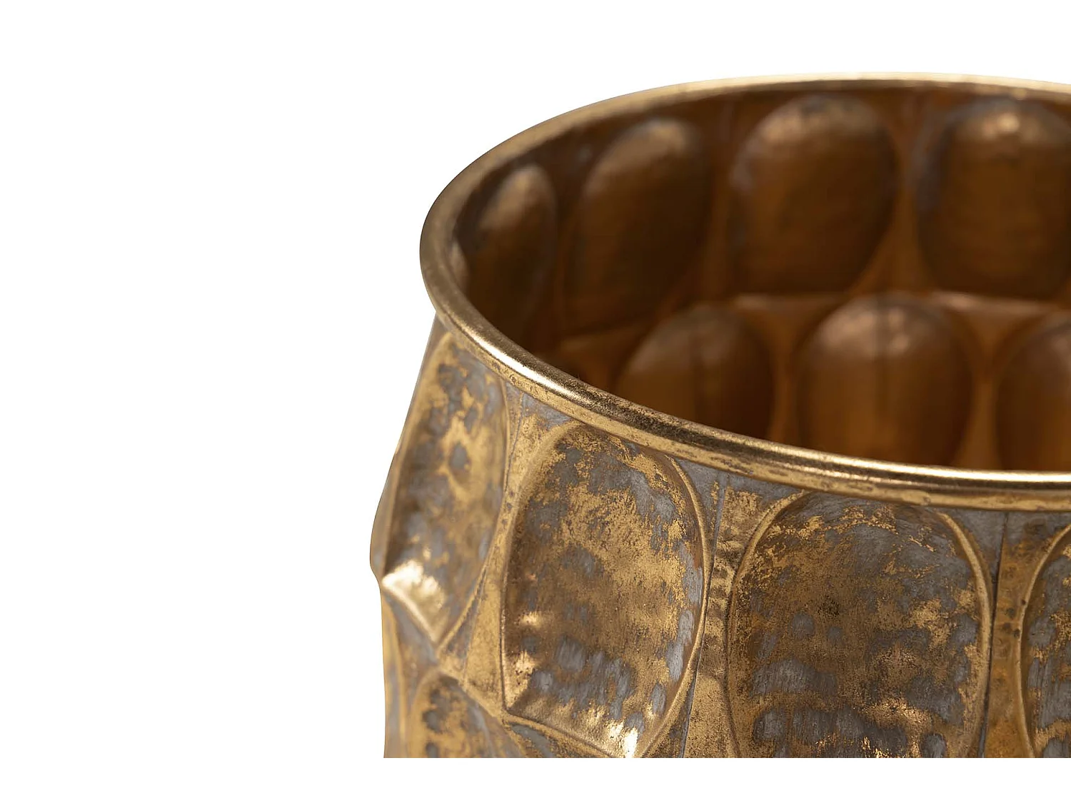 Set 3 Maceteros Metal 38x38x37 30x30x29 23x23x24 Cm