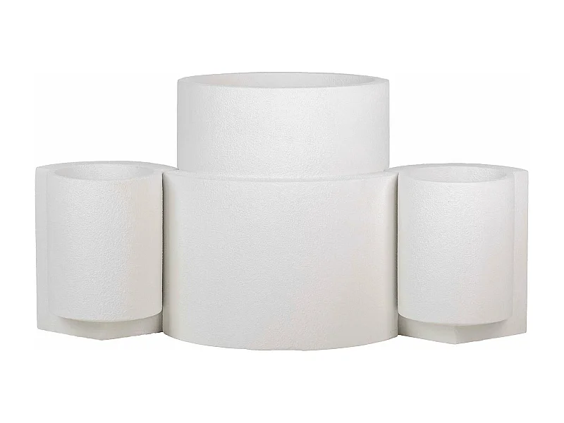 Set 3 Maceteros Poliresina 100x47x51 Cm