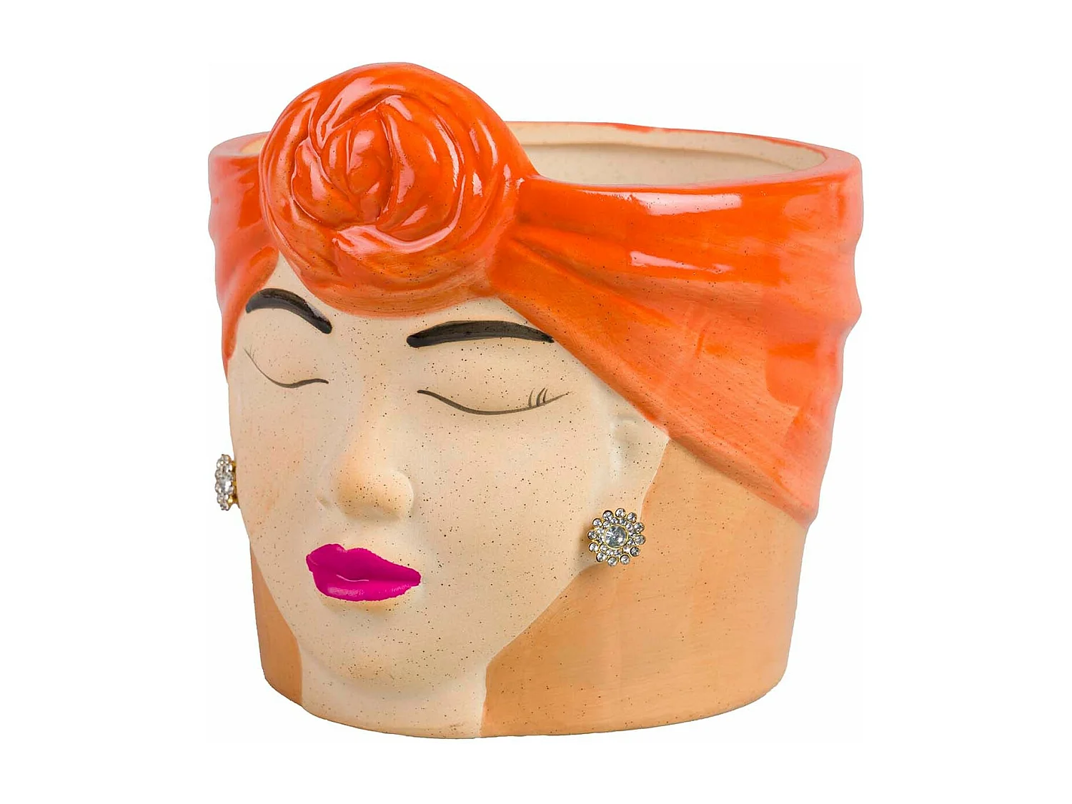 Maceta Careramica Cara 16x16x16 Cm