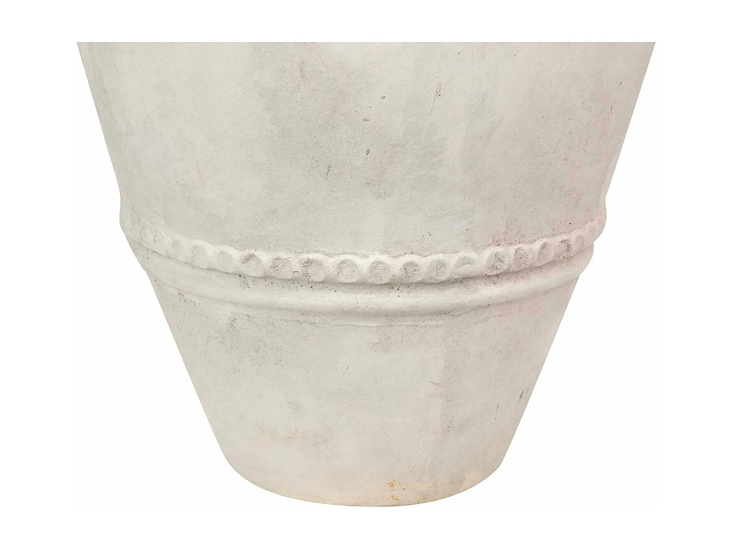 ánfora Terracota Blanca 60x60x110 Cm